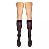 Fancy Pattern Ladies Knee High Pop Socks (Made In Italy)